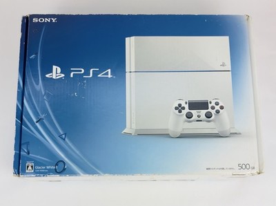 SONY Playstation 4 PS4 Glacier White console 500GB CUH-1100AB02 w
