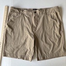 Faherty Shorts Men's 38 Beige 9" inseam All Day Lightweight Performance Stretch
