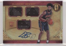 2016-17 Panini Gold Standard Rookie Jersey Triple 30/99 DeAndre' Bembry Auto tj0