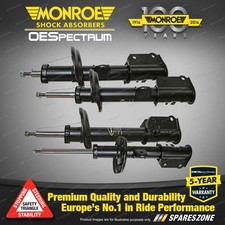 Front+Rear Monroe OESpectrum Shock Absorber for Jeep Renegade BU B1 BV 2.4 15-On
