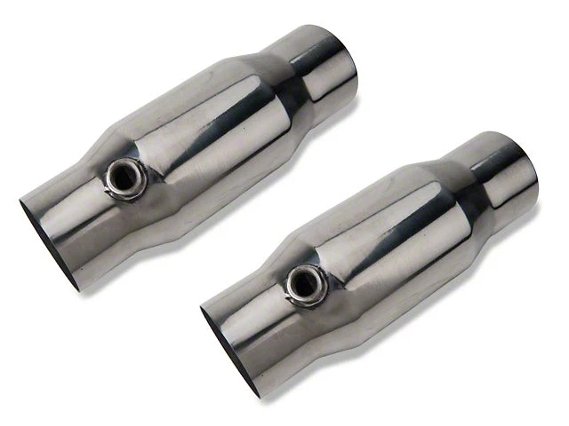 1986-2014 Ford Mustang 2.5" High Flow Ceramic Substrate Catalytic Converters - Image 3 of 3