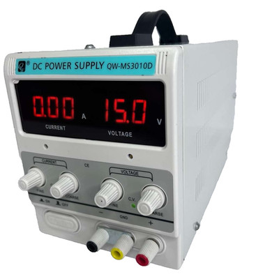 QW-MS3010D Adjustable DC Power Supply 0-30V 0-10A Variable Bench PSU Tested