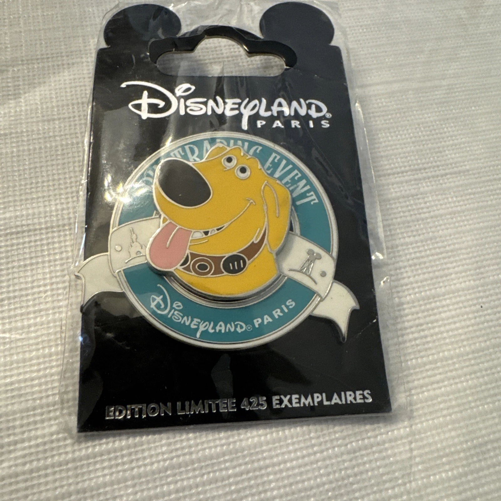 Disney Pin UP Dug Dog Disneyland Paris Event DLP LE 425 NEW