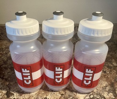 3 Clif Bar Cycling Squeeze Water Bottles - 25oz - New