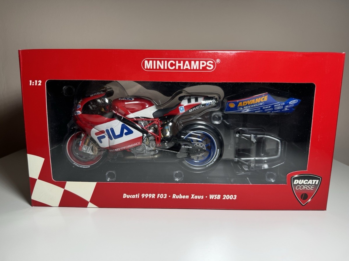 1/12 Minichamps - Ducati 999R F03 - #11 Ruben Xaus - WSB 2003 | eBay