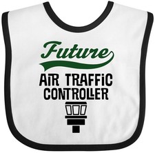 Inktastic Air Traffic Controller Childs Baby Bib Clothing Infant