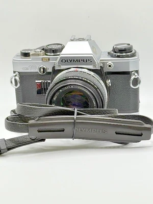 Olympus Genuine SLR Leather Camera Neck Strap for OM10, 20 30 4ti Etc - Image 1 of 4