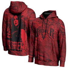 Mens WWE ProSphere Stephanie Vaquer La Primera 3D Red Hoodie Fan Apparel S-5XL