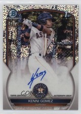 2023 Bowman Chrome Prospect Speckle Refractor /299 Kenni Gomez #CPA-KG Auto 10vb