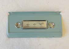 1955-56 Plymouth Radio Delete Plate W Dash Panel Savoy Belvedere 2dr 4dr Wagon