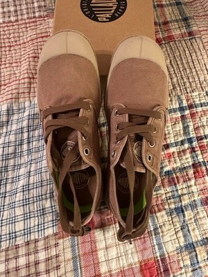 Palladium US Size 9 Medium Espresso/Putty Pampa Oxfords