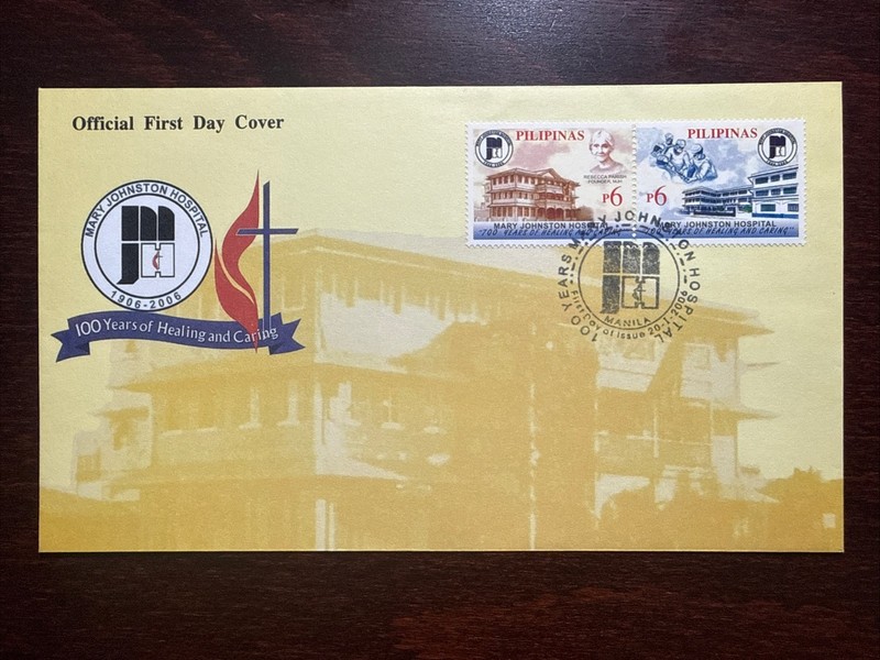 PHILIPPINES FDC COVER 2006 YEAR MARY JOHNSTON HOSPITAL HEALING HEALTH MEDICINE