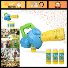 Outdoor Bubble Machine for Kids 2-3 Years, Fun Bubble Leaf Blower Toy