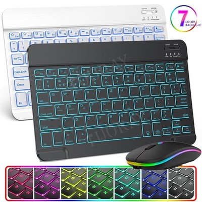 DE Beleuchtet Tastatur Maus für Lenovo Tab P10 P11 Pro M11 M10 Plus E10 K10 K11