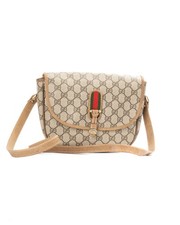 Gucci Pochette Vintage Web GG Supreme Marrone