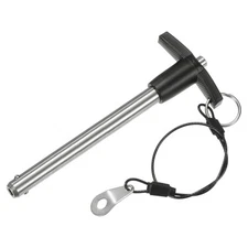 T Handle Lock Pins, 10mm Dia. 90mm Usage Length Push-Button Ball Locking Pin