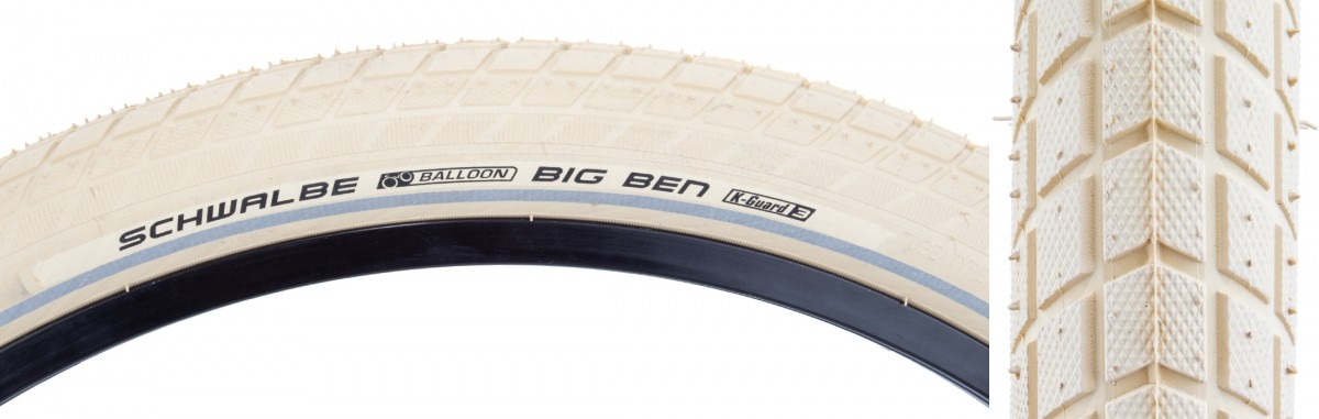 Neumático rígido Schwalbe Little Big Ben 28x1,50/700x38c K-Guard Active Hs439 Twinskin | Vélo-Store