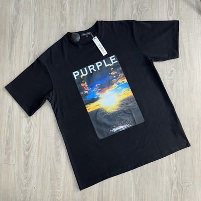 Purple Brand Kingdom Come Nuke Sunset Black T-Shirt Men s Size L