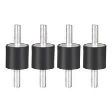 uxcell 20 x 20mm Rubber Mounts,Vibration Isolators,Shock Absorber with M6 x 18mm