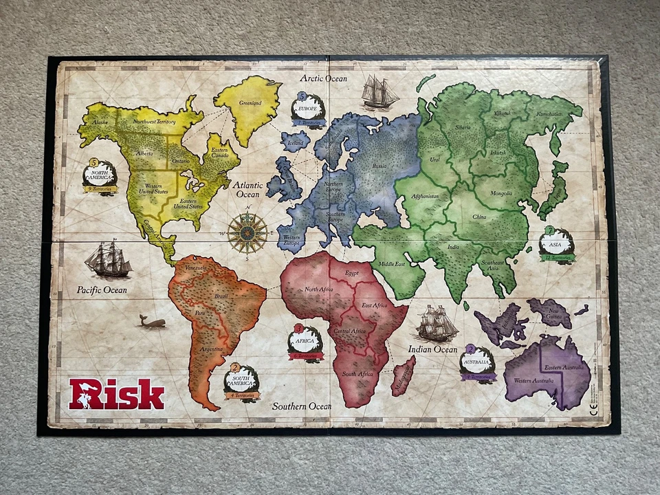 Hasbro Risk Strategy Board Game 2015 The Game of Strategic Conquest Complete VGC - Image 3 of 4
