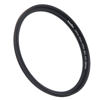 58mm UV Filter für Fuji Fujifilm Fujinon XF 14mm F2.8 R, 18-55mm F2.8-4 R Lens