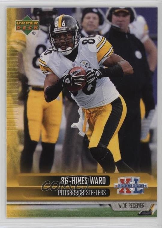 2006 Upper Deck Super Bowl Champions Pittsburgh Steelers Hines Ward #38 1o1v