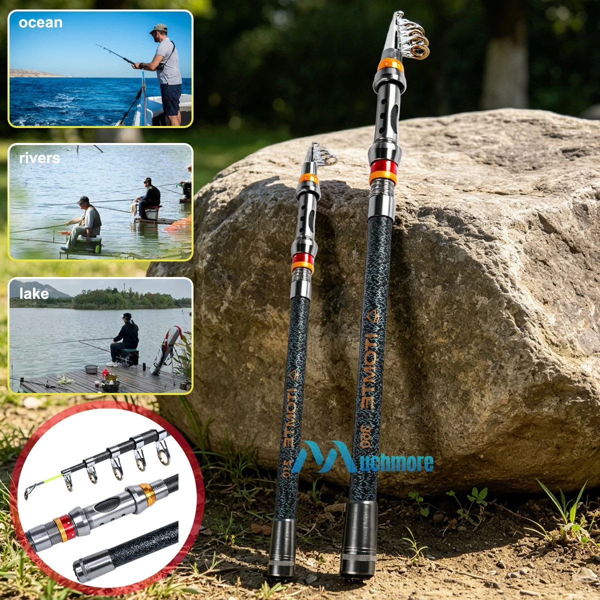 20ft telescopic fishing pole 20 ft Item Telescopic Fishing Rods & Poles for sale