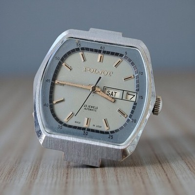 Rare Soviet USSR mechanical watch POLJOT  Automatic 23 jewerly