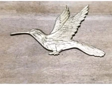 XLarge Brass Humming Bird inlay muzzleloader hawken black powder Rifle pistol BP