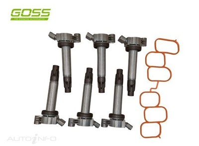 Goss Ignition Coil Kit For Lexus RX330 MCU38R 3.3L V6 3MZFE 4D SUV Mid