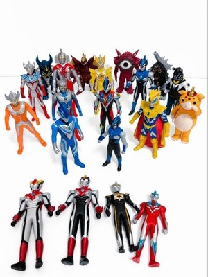 Ultraman Kaiju Soft Vinyl Figur 20er Set Sammler Spielzeug