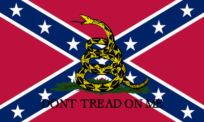 USA Südstaaten Dont tread on me Aufkleber 30x20 cm Carsticker Vinylaufkleber