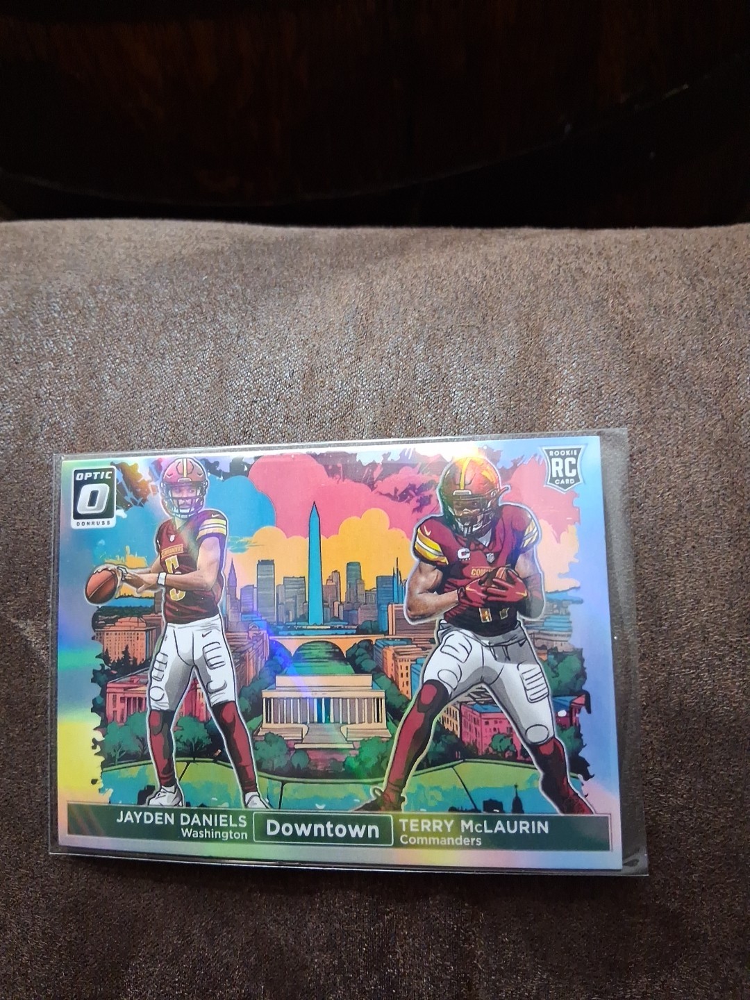 2024 Panini Donruss Optic -Downtown Duos Terry McLaurin, Jayden Daniels #11 (RC)