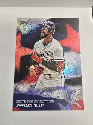 2026 Topps #SMLB-22 Byron Buxton Stars of MLB Green Foil #/99