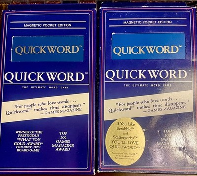 Quickword Magnetic pocket edition word game