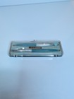 VINTAGE 1960’s BLUE SHEAFFER FOUNTAIN PEN AND MECHANICAL PENCIL SET.
