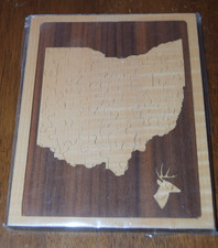 Handcrafted Wooden Puzzle STATE OF OHIO