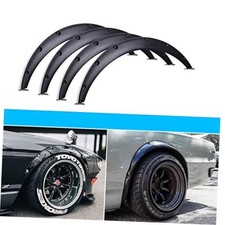 80cm Fender Flares Universal for Cars - Wide Body Kit 35mm 4pcs 35mm, Black