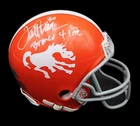 Terrell Davis Signed Broncos Throwback Mini Helmet (Radtke Certified)