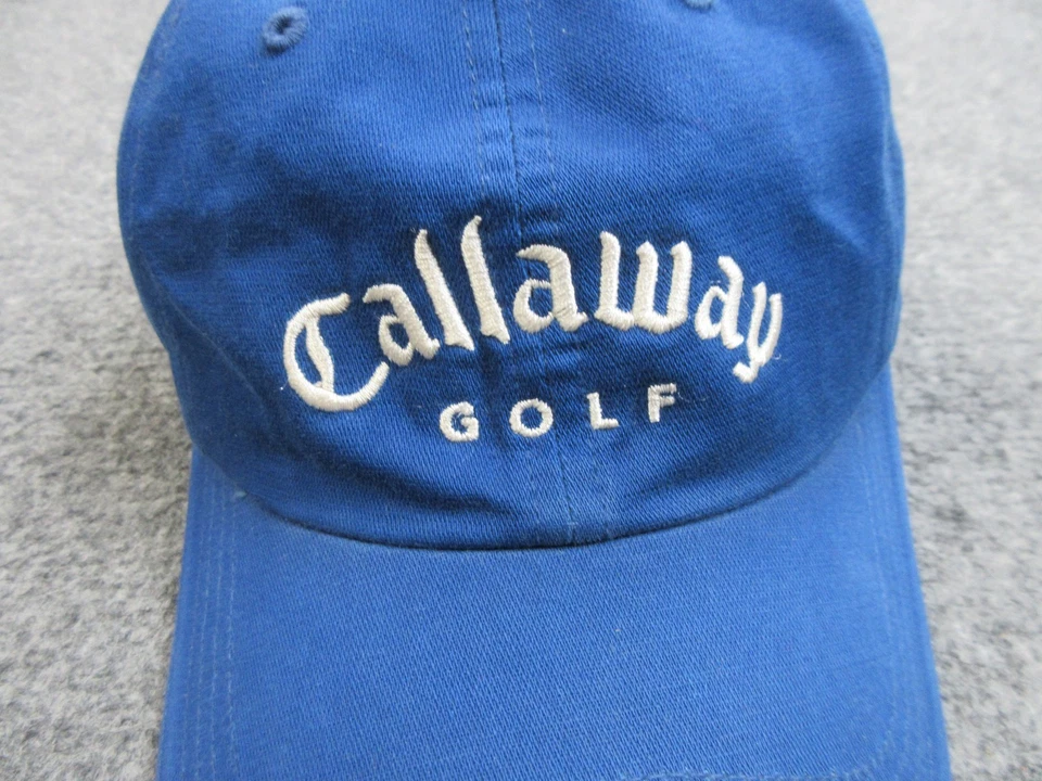 Gorra de golf Callaway con correa trasera azul blanco para hombre golf clásico deportes al aire libre Foto 2 de 4