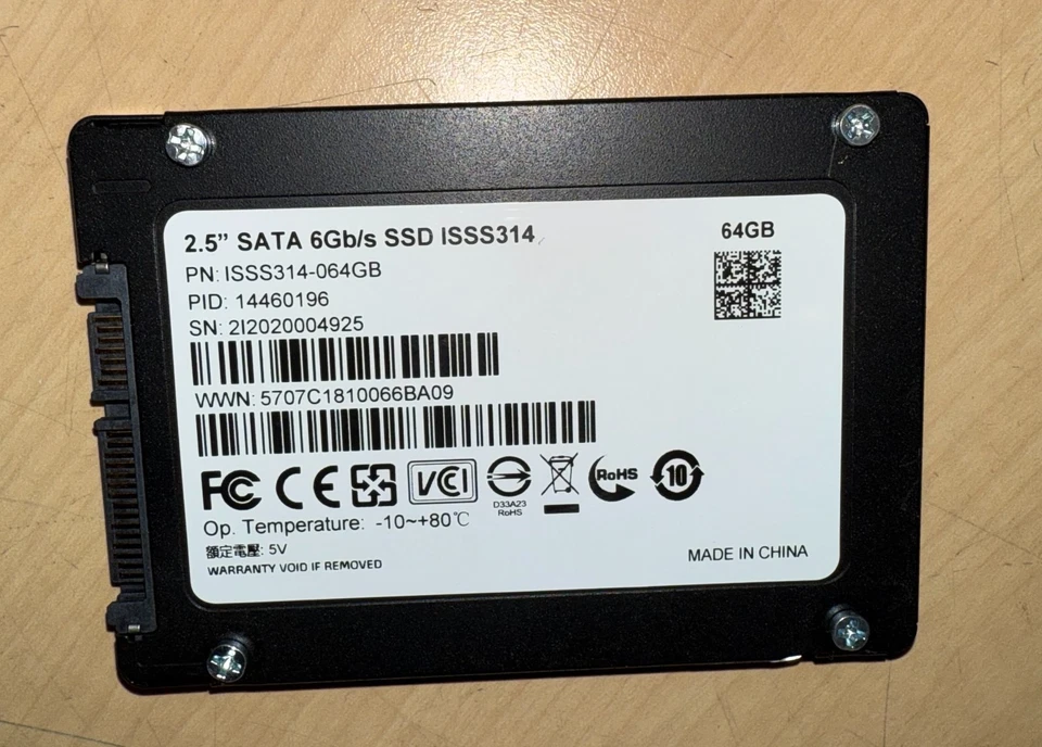 99% Health ADATA 64GB ISSS314-064GB 2.5" 6G SATA ATA SATA/600 64GB SSD  #Z11  KL - Image 4 of 4