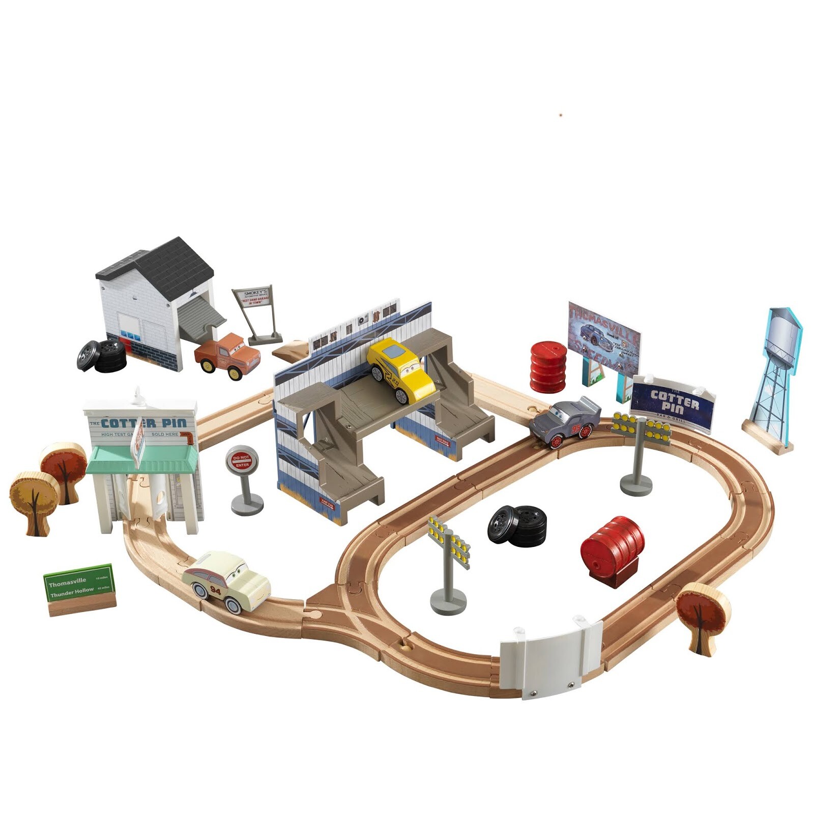cars 3 wooden track set