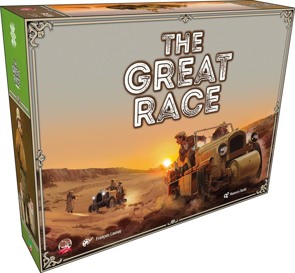 The Great Race édition de prestige PLGTGR01FR bilingue avec figurines de voitures rétro