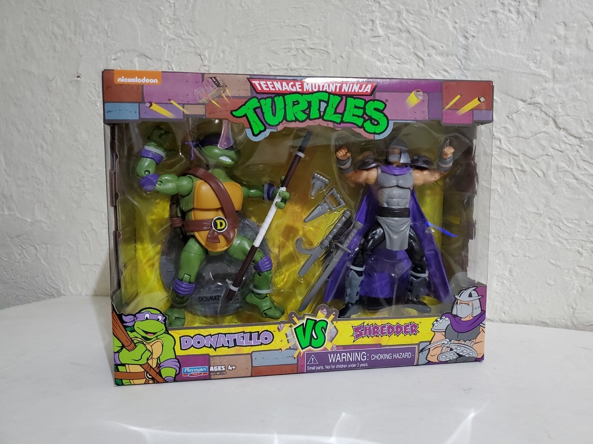 ドナテロ vs シュレッダー フィギュアセット TEENAGE MUTANT NINJA TURTLES TMNT Donatello vs. Shredder 2Pk Epic