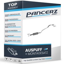 Mittelschalldämpfer für NISSAN ALMERA TINO MK I 1.8 16V Auspuff Mitteltopf