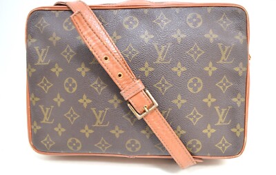 LOUIS VUITTON モノグラム メタリック 36 Auth Louis Vuitton Sac Bandouliere Crossbody Bag Monogram Canvas