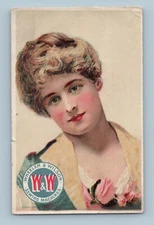 Advertising TRADE CARD Wheeler & Wilson Sewing Machines J R Parmenter