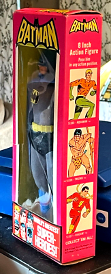 VINTAGE ORIGINAL MEGO / BATMAN ACTION FIGURE W/BOX 8 inch 1973