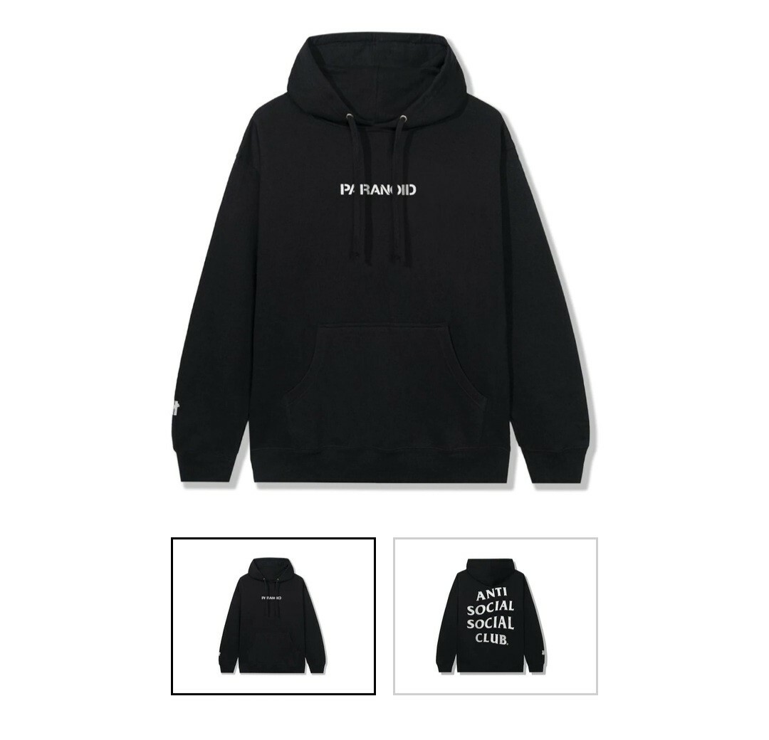 ASSC X Undefeated Paranoid Black Hoodie (3M Reflective) | eBay