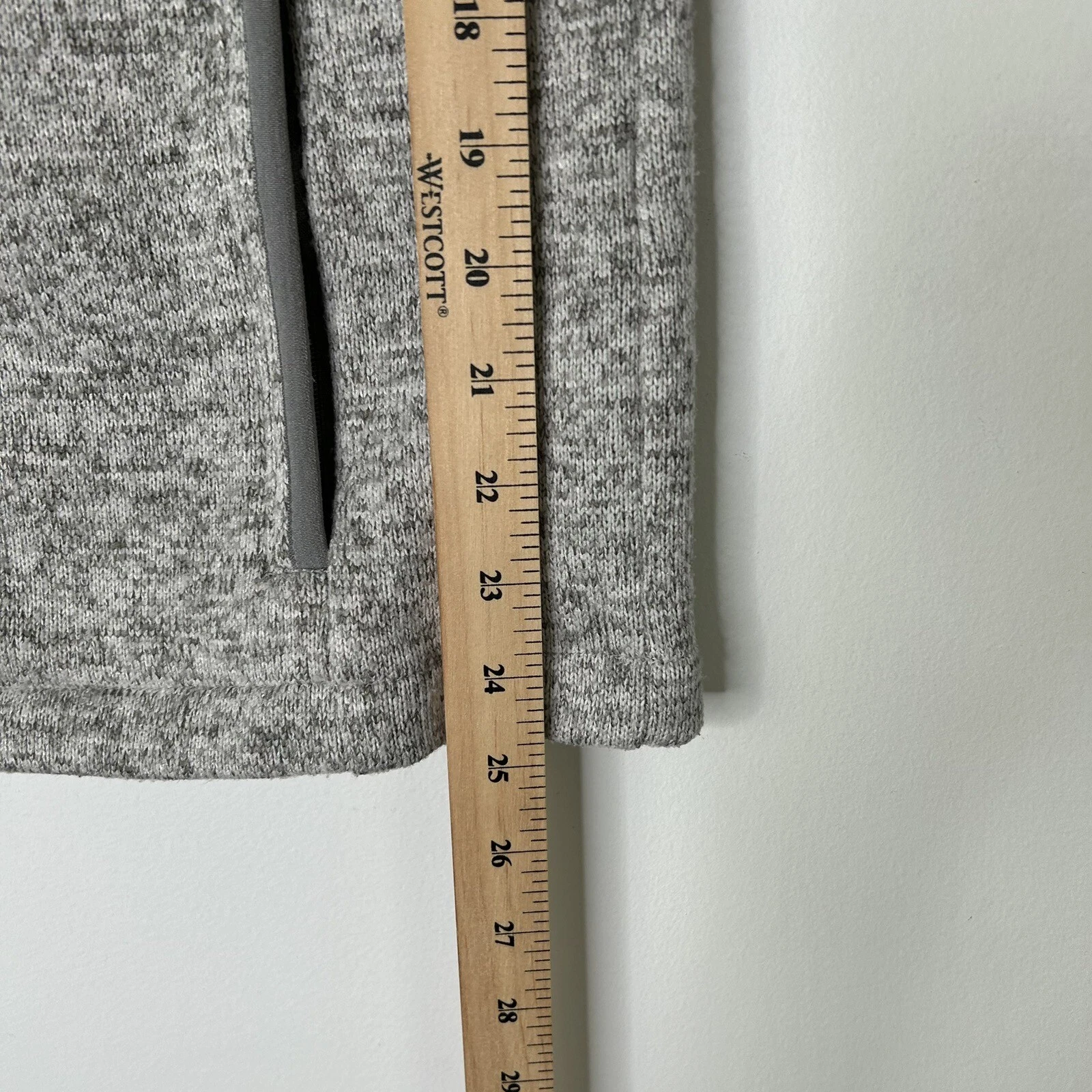 Simply Southern Sweater Knit Vest Men’s Size Small Gray Full Zip image 5